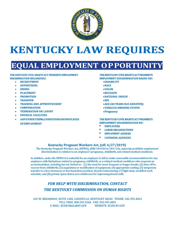Equal Employment Opportunity Poster