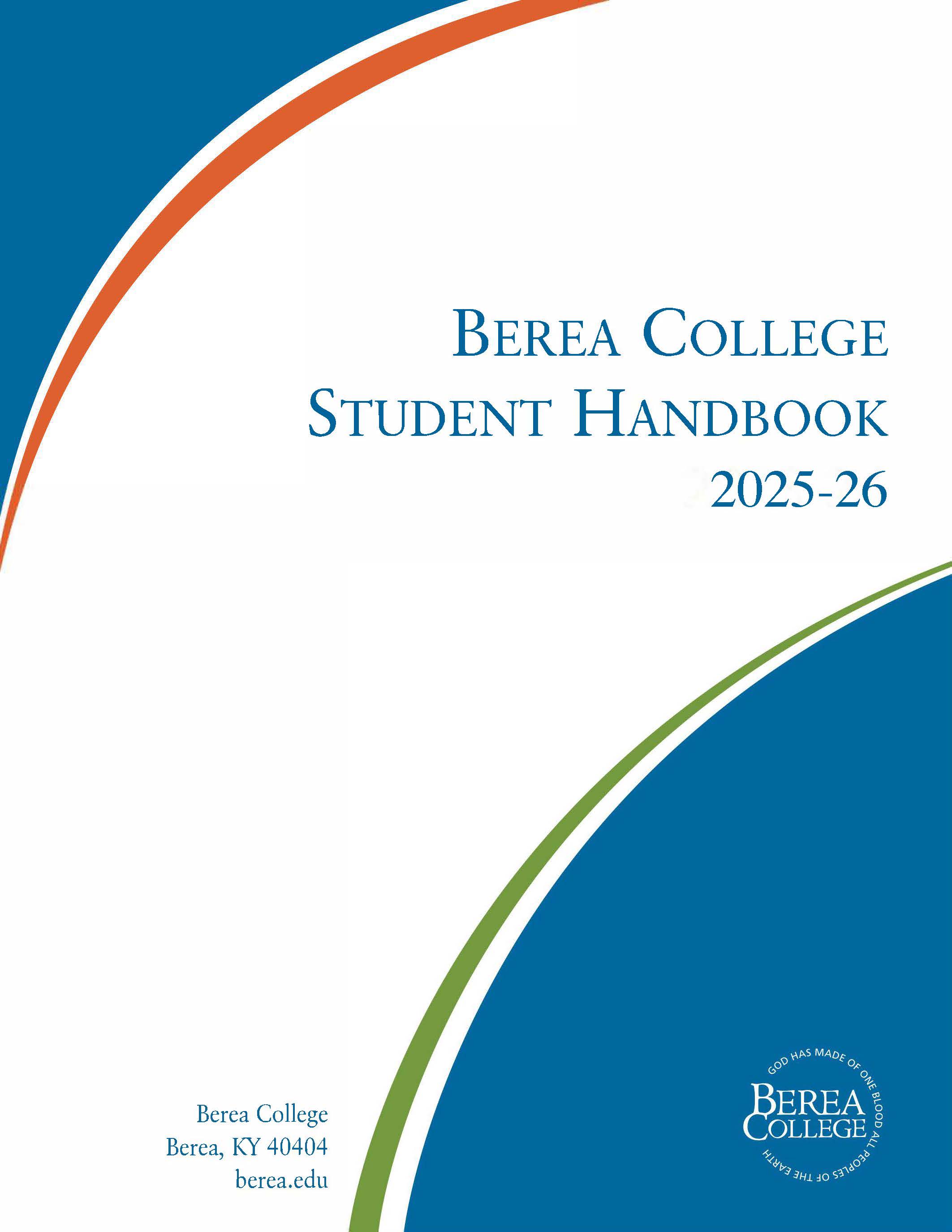 Student Handbook Cover 2025-2026