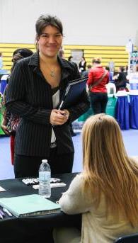 Student at Job Fair