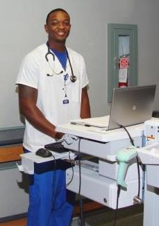 LPN student K. Pratt