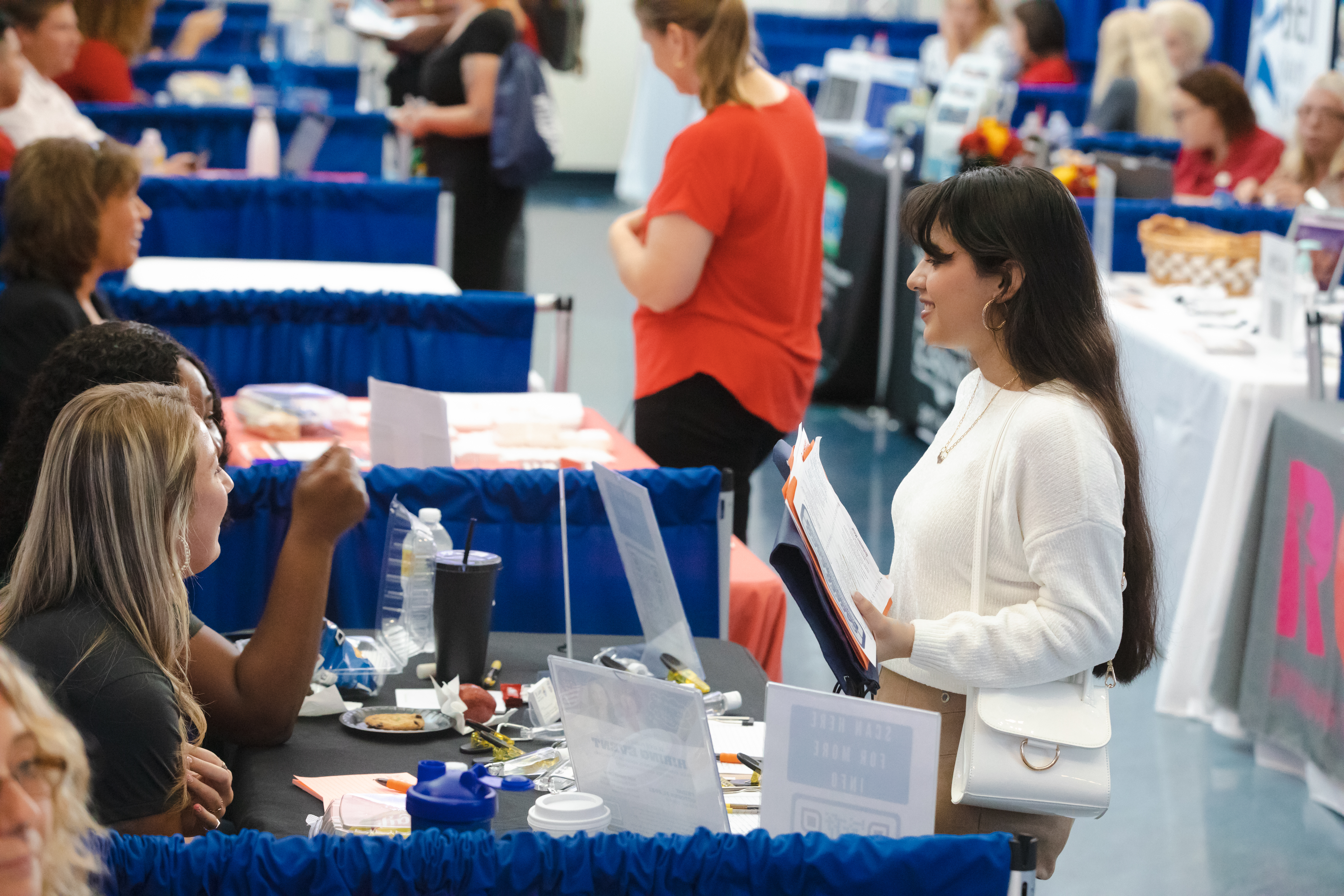 Student at Job Fair