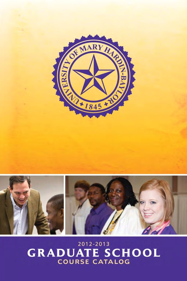 UMHB Graduate Catalog